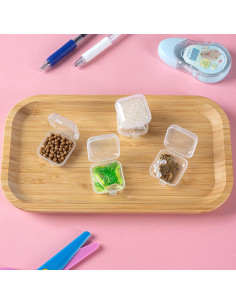 10 Estuches Transparentes Clofiak para Tapones de Oído 3.5cm 2