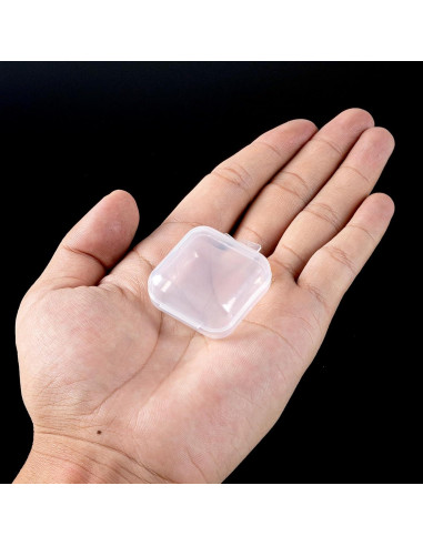 10 Estuches Transparentes Clofiak para Tapones de Oído 3.5cm