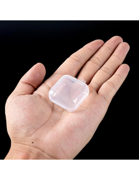10 Estuches Transparentes Clofiak para Tapones de Oído 3.5cm