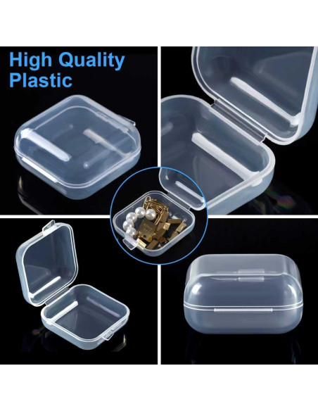 10 Estuches Transparentes Clofiak para Tapones de Oído 3.5cm
