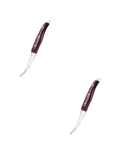 Garneck Pelador de Camarones Acero Inoxidable 2 Piezas 20.5cm