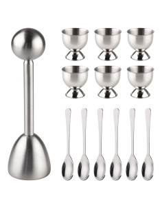 Juego Cortador de Huevos Leegg 13 Piezas Acero Inoxidable