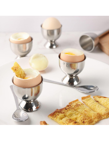 Juego Cortador de Huevos Leegg 13 Piezas Acero Inoxidable