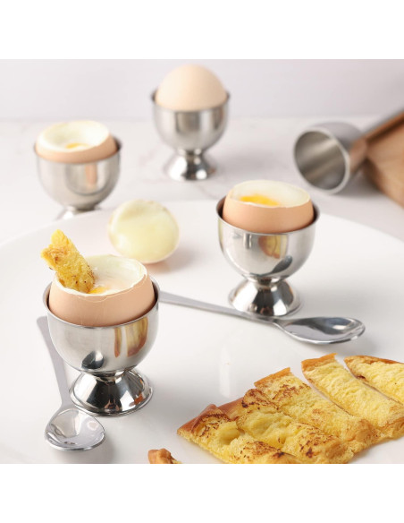 Juego Cortador de Huevos Leegg 13 Piezas Acero Inoxidable