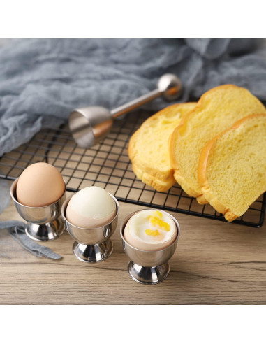 Juego Cortador de Huevos Leegg 13 Piezas Acero Inoxidable