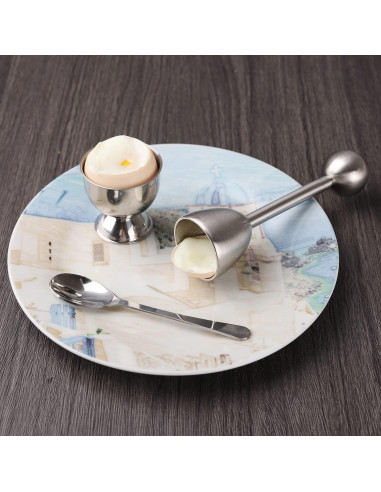 Juego Cortador de Huevos Leegg 13 Piezas Acero Inoxidable