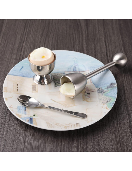 Juego Cortador de Huevos Leegg 13 Piezas Acero Inoxidable