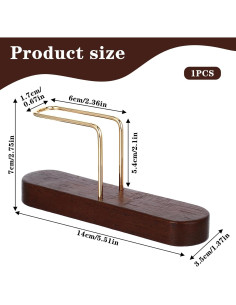 Soporte para Filtros de Café KFHENSOMR Cono Madera 14x7 cm 2