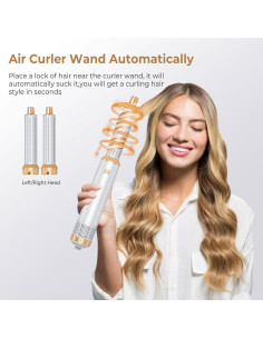 Cepillo Secador 5 en 1 Trylater - Estilizador de Cabello Blanco 2