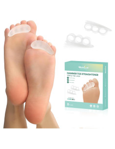 Corrector de Dedos en Martillo Welnove - 8 Piezas Gel Silicona
