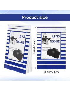 500 Toallitas Limpiadoras de Lentes Bremorou 15x10 cm 2