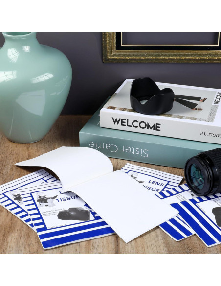 500 Toallitas Limpiadoras de Lentes Bremorou 15x10 cm