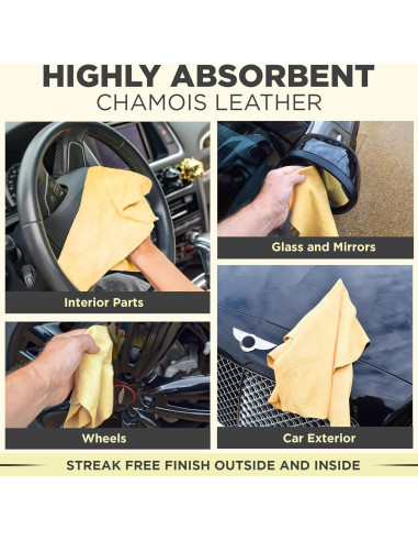 Chamois Natural Grande XamPro XP33 - Piel de Oveja 91.4x61 cm