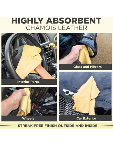 Chamois Natural Grande XamPro XP33 - Piel de Oveja 91.4x61 cm