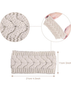 Diademas de Punto de Cable Pangda - 6 Piezas para Mujeres 2