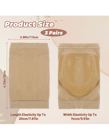 3 Pares de Calcetines Hidratantes para Talones Yuanan