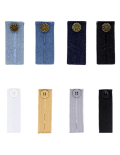 Extensores de Cintura KimYoung 8PCS para Jeans y Pantalones