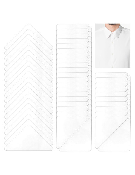 100 Soportes de Cuello para Camisas de Vestir SynHHergyx