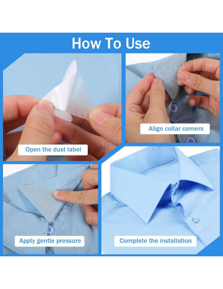 100 Soportes de Cuello para Camisas de Vestir SynHHergyx