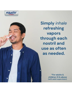 Inhalador de Vapor No Medicado FYNORI Aroma Mentol 3 Contadores 2