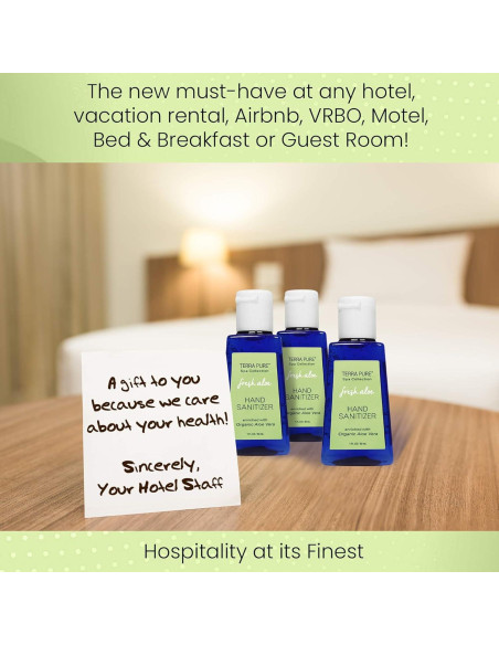 Gel Desinfectante de Manos Terra Pure 30 ml Sin Alcohol Aloe Vera