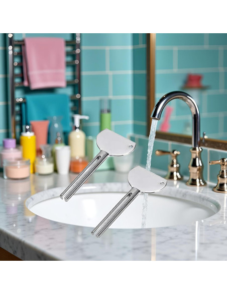 Juego de 2 Llaves de Acero Inoxidable para Exprimir Tubos