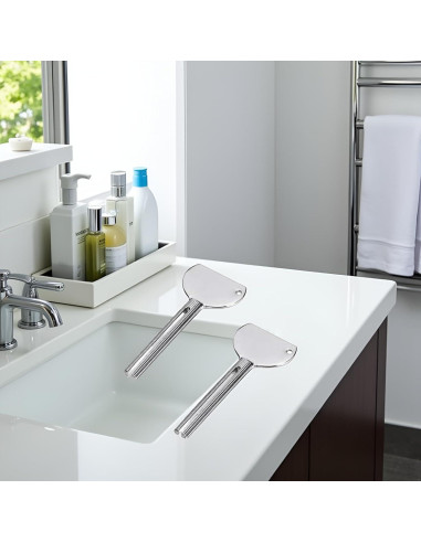 Juego de 2 Llaves de Acero Inoxidable para Exprimir Tubos