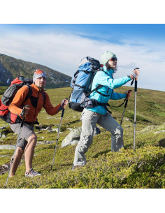Bastones de Senderismo TOBTOS Telescópicos 2 Pack Aluminio 7075 2