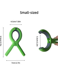 8 Clips Pequeños para Toallas de Playa NifengJieyi - Alta Resistencia 2
