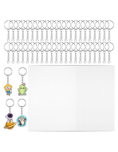 Kit de Hojas de Plástico Encogible Pafeooui 200PCS DIY