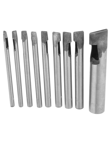 Kit de perforación de agujeros ovalados FTVOGUE 9 piezas 2 mm