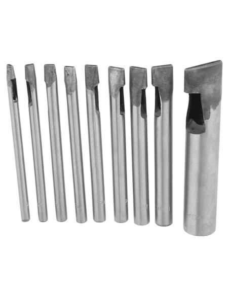 Kit de perforación de agujeros ovalados FTVOGUE 9 piezas 2 mm
