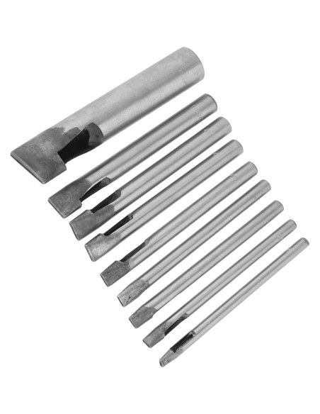 Kit de perforación de agujeros ovalados FTVOGUE 9 piezas 2 mm