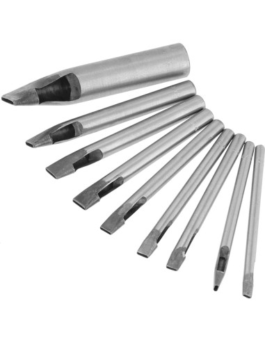 Kit de perforación de agujeros ovalados FTVOGUE 9 piezas 2 mm