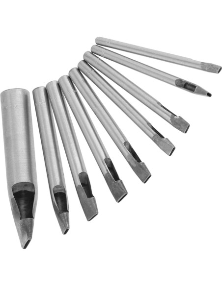 Kit de perforación de agujeros ovalados FTVOGUE 9 piezas 2 mm