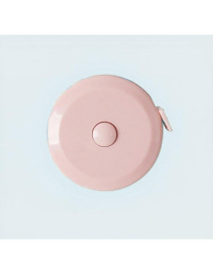 Cinta Métrica Suave Doble Cara 150 cm Rosa - Genérico 2