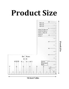 Herramienta de Alineación de Camisetas Piriuuo 21x18.5cm 2