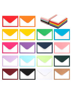 90 Paquetes de Sobres Vintage Nitelemn 10.16 x 6.86 cm Multicolor