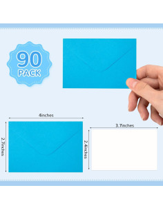 90 Paquetes de Sobres Vintage Nitelemn 10.16 x 6.86 cm Multicolor 2