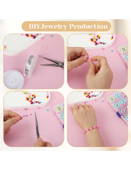 3 Rollos Alambre de Cobre 0.3mm Bewudy para Joyería 17m