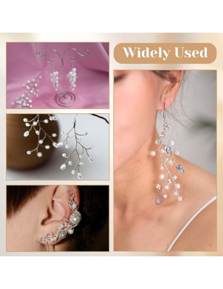 3 Rollos Alambre de Cobre 0.3mm Bewudy para Joyería 17m