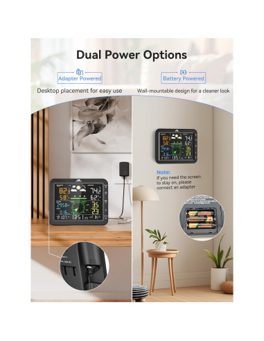 Estación Meteorológica Inalámbrica AIRAIN TECH A7 10 en 1