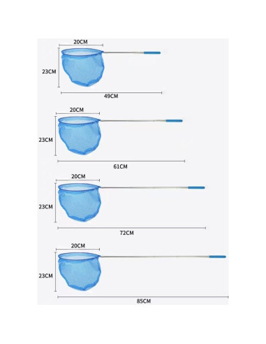 Paquete de 7 Redes Telescópicas para Mariposas MLHpeak