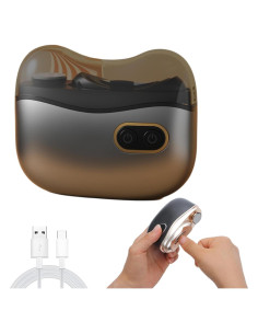 Cortador de Uñas Eléctrico Recargable PINjiaju 2-en-1 con Luz LED