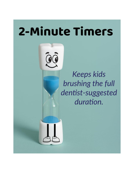 Temporizador de Arena para Cepillo de Dientes Jolly Otter 2 Min
