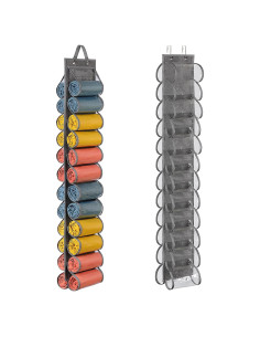 Organizador Colgante de Leggings Lirex 24 Bolsillos Gris