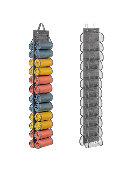 Organizador Colgante de Leggings Lirex 24 Bolsillos Gris