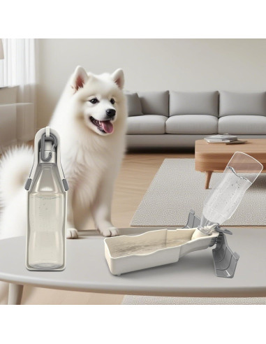Botella de Agua Portátil para Perros Eikovia 500ml Plegable