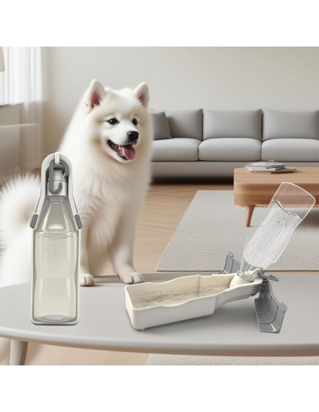 Botella de Agua Portátil para Perros Eikovia 500ml Plegable