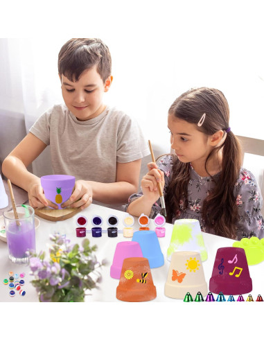 Kit de Campanas de Viento FULAIERGD para Niños - Manualidades DIY